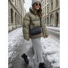 Nori black outfit olive green